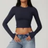 Dark Gray LongSleeves Top