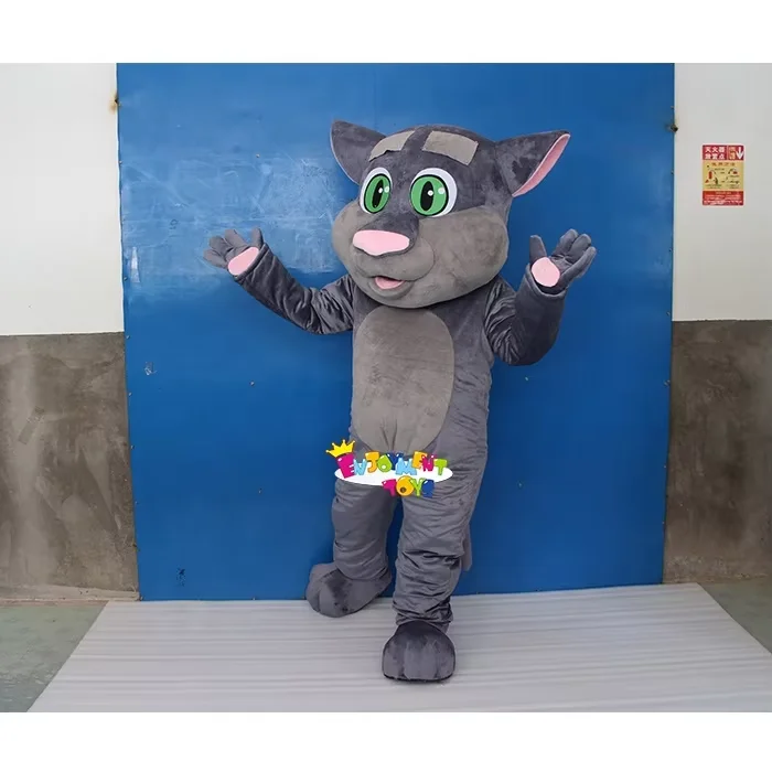 Funny Customized Cartoon Cat Mascot Costume Cute Cat Cartoon Mascot Large  Event Adult Party Costume