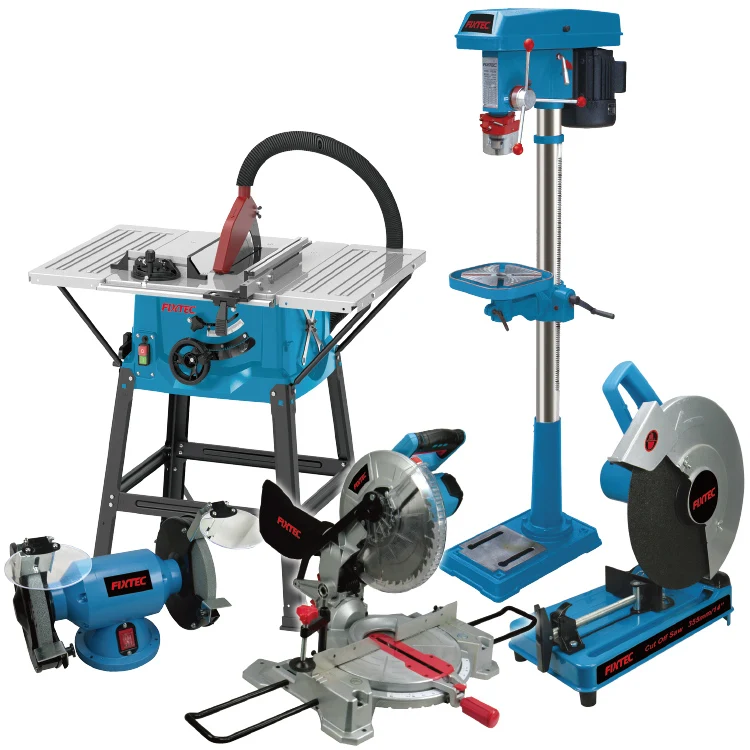 FIXTEC Power Tools Electric Small Best Table Saw Wood Cutting Machine Table Woodworking