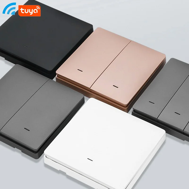 Tuya Smart Home Products Hot Selling Wifi Voice Control Tuya APP Smart Wall Switch Smart Tuya Wifi Switch Premium Quality
