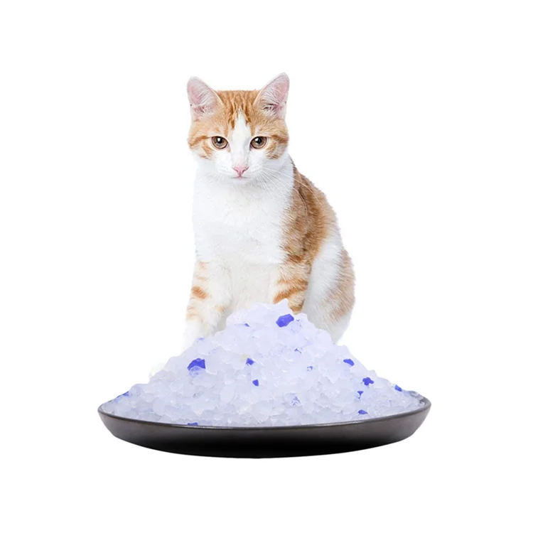 Staub armer Kieselgel-Katzenstreu Hoch absorbierend Hochwertige Diamond  Feline Cat Sand Fabrik Kristall-Katzen sand in verschiedenen Gren