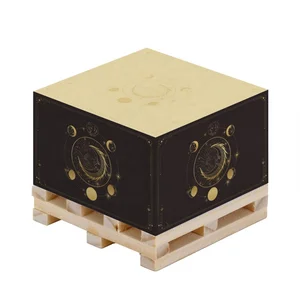 Wholesale Custom Self-Adhesive Sticky Note Blocks 7.6*7.6 Cube with Wooden Pallet for Organization and Convenience