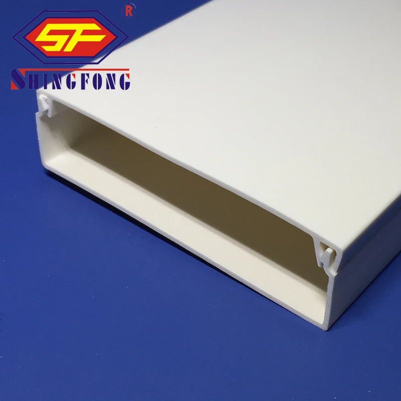 중국 제조 PVC 케이블 덕트 50x25, 50x50, 60x22, IEC 인증