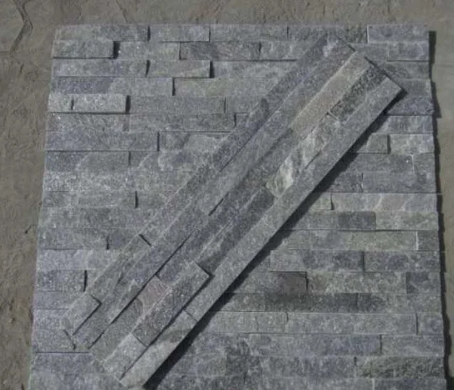 Natural Grey Quartzite Wall Stacked Stone Buy Natural Stone For