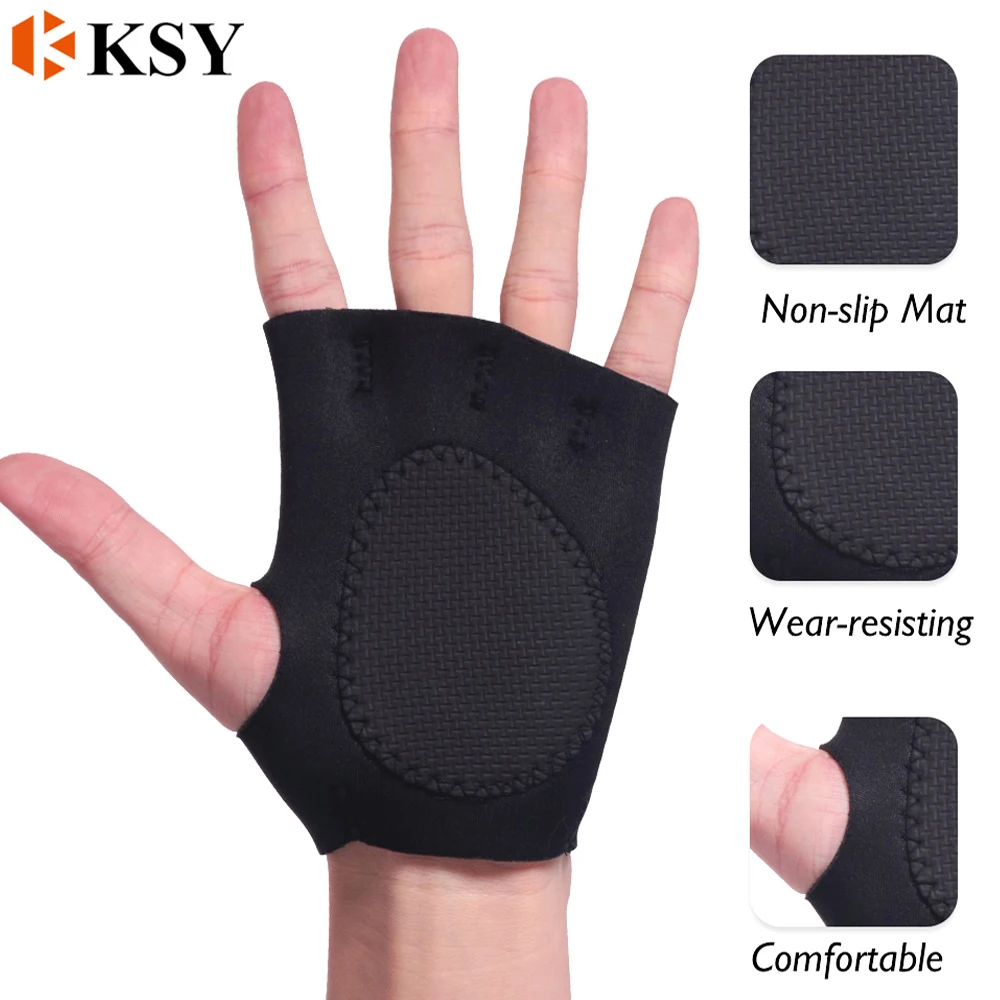 Фитнес-перчатка для активных тренировок в тренажерном зале дополнительные накладки перекрестных резиновая прокладка чтобы избежать мозолей