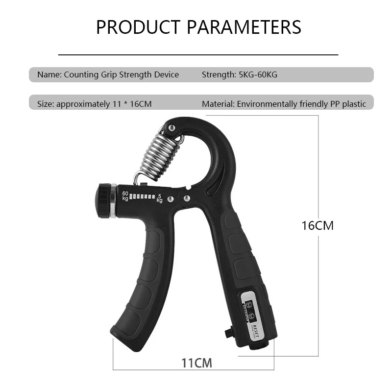 Procircle Procircle Hand Grip Strengthener - Adjustable Resistance