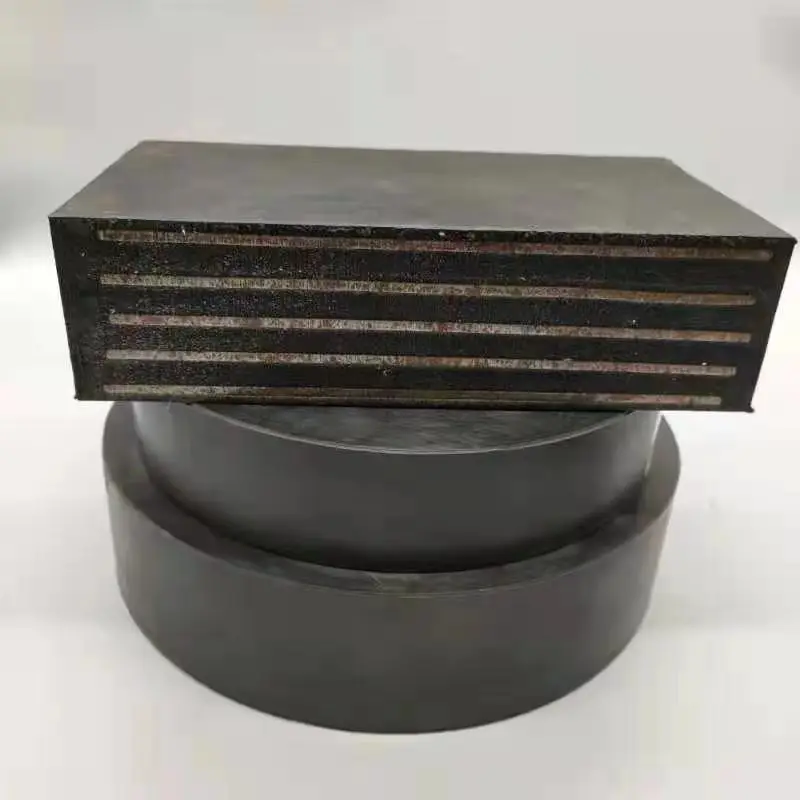 China Elastomeric Rubber Bearing Pad For Bridges Base Isolation Rubber