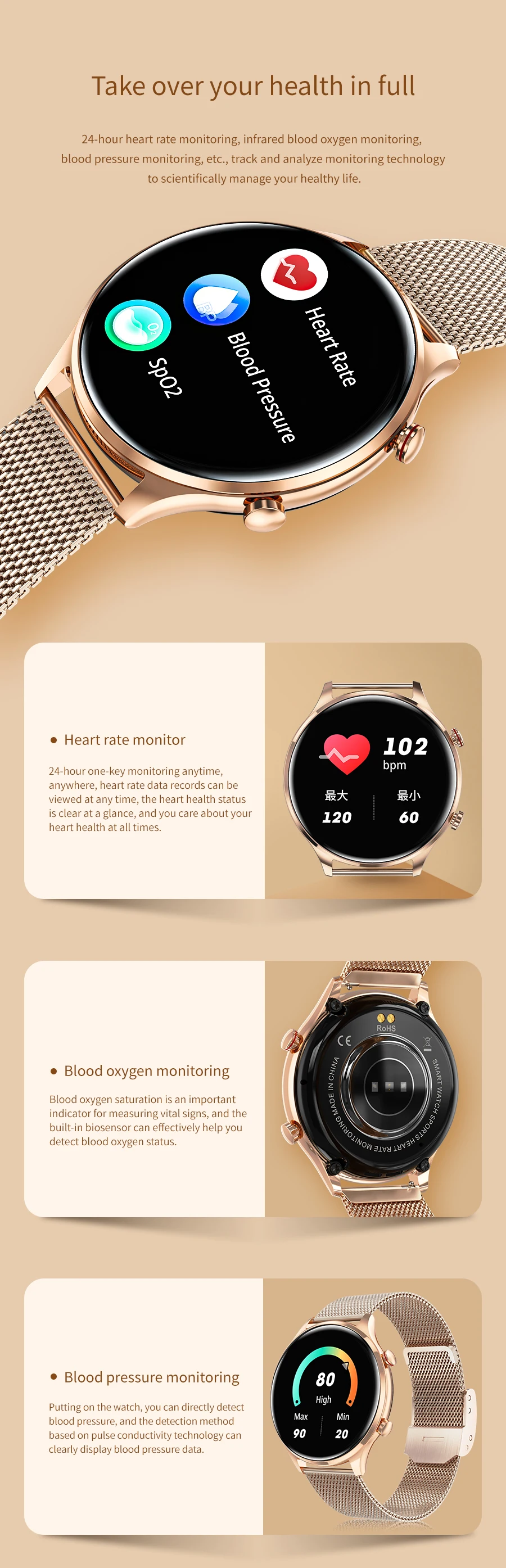 If you are searching for a supplier of a product with perfect quality control and highly competitive prices, which gives you an advantage in expanding your local market, then contact us now!  Competitive suppliers of  2026 AK50 Women Smart Watch BT Call 1.32Inch IP67 Waterproof Fitness Tracker Relojes Health Sport Smartwatch for Ladies