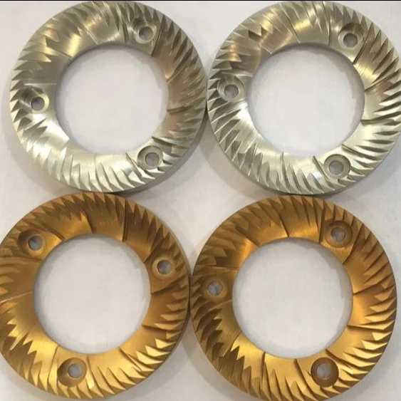 64 мм 75 80 Коммерческая Бытовая маркерная кофемолка машина из нержавеющей стали плоская колесная шлифовальная лезвие