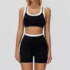Black Bra+Shorts Set