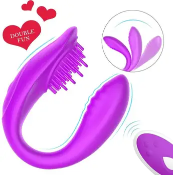 9 Powerful Waterproof Rechargeable Clitoral Remote Control G-Spot Wireless Vibrator for Couples