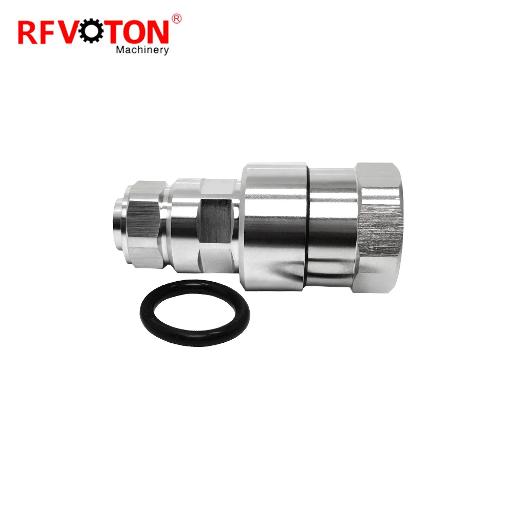 Factory Directly  L20 4.3/10 DIN Male Plug Macho 4.310 Clamp Screw Mounting for  7-8  Feeder LDF5-50A Coaxial Cable Connector