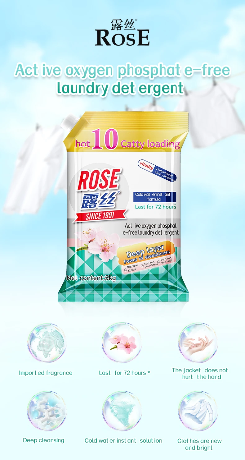 Oem Products Free Sample Bulk Laundry Washing Powder Cheap Producing Soap Detergent For