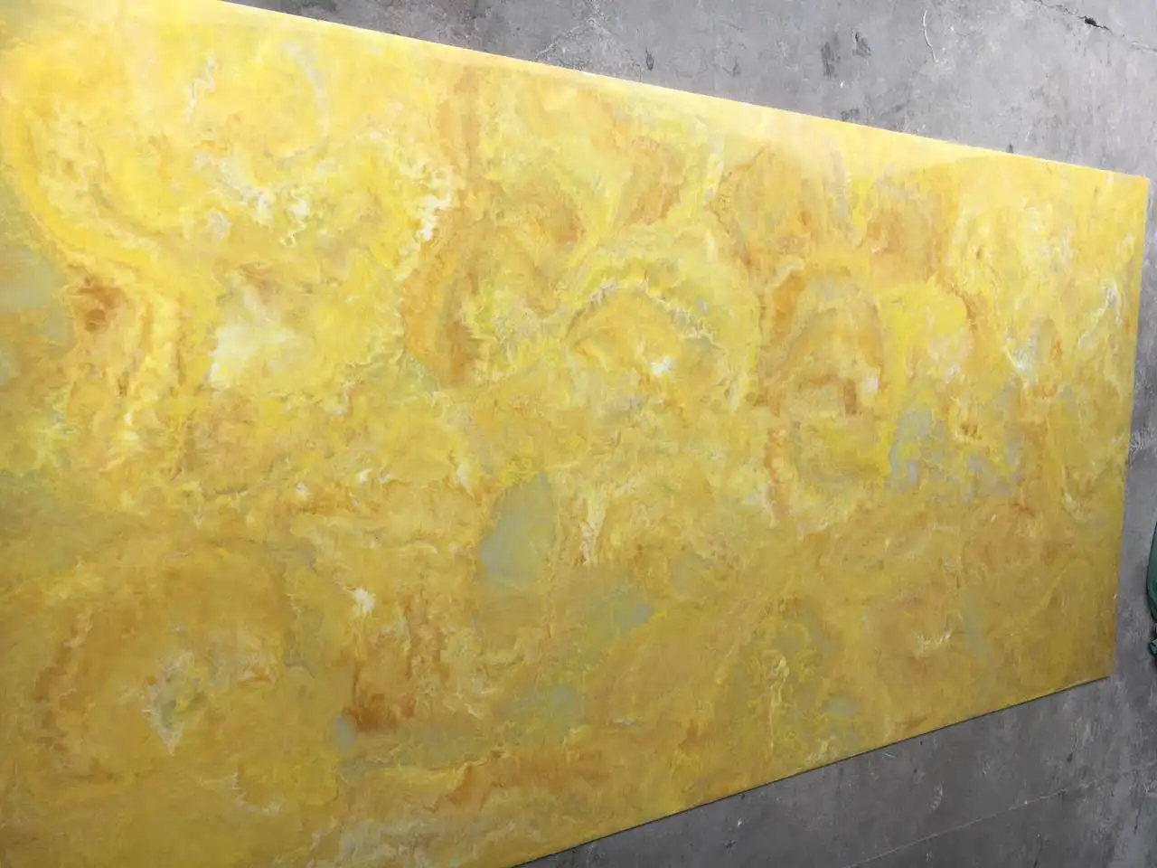 Artificial Stone Acrylic Resin Panel Backlit Translucent Stone Wall Panel