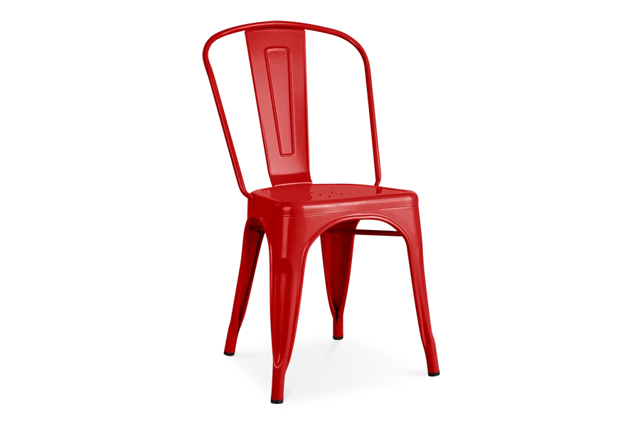 Промышленный современный Штабелируемый дешевый круглый черный стальной металлический обеденный