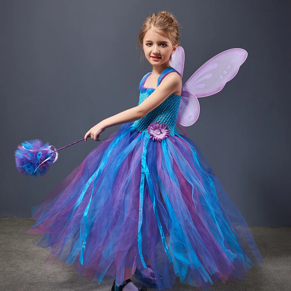 Little Girls Tutu Fairy Dress Dance Puffy Skirt Cosplay Costume Summer  Tulle Dresses for Toddler 2-10 Years| Alibaba.com