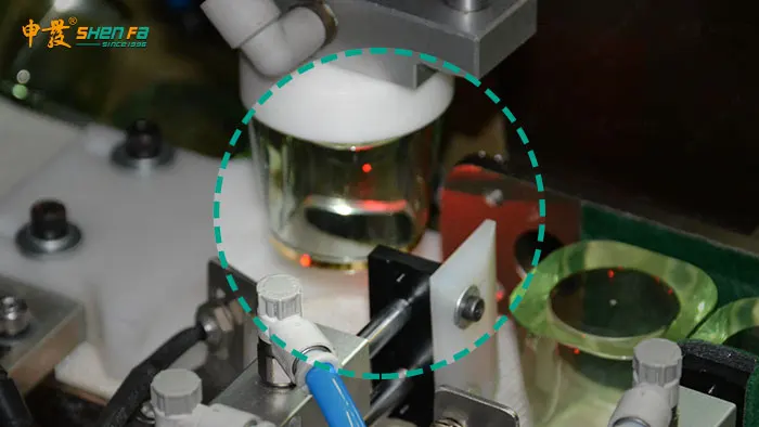 6Kw 3Ph Glass Jars Automatic Hot Stamping Machine