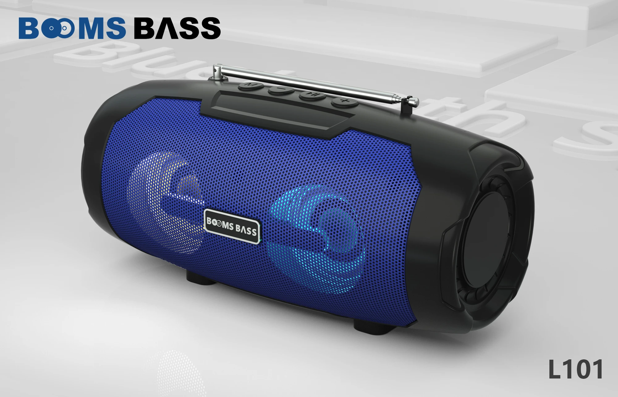 Booms Bass-L101 Новый беспроводной Bluetooh стерео звуковая панель  портативный домашний громкий Громкий мобильный телефон Bt колонки  пластиковый активный сабвуфер| Alibaba.com