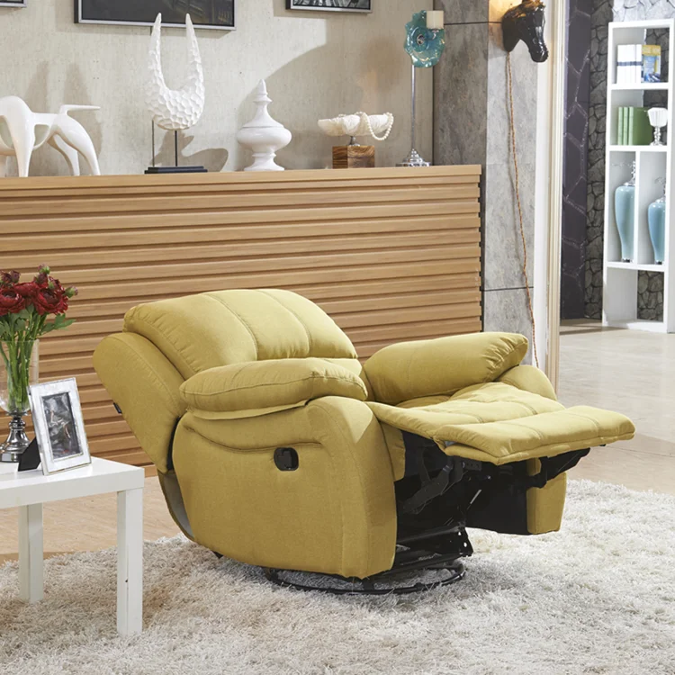 Multi Functional Fabric Single  Recliner Rocking Recliner Chair Modern Living Rooms Fabric Recliner Sofa Set