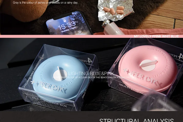 Portable pill box Mini Pill box for one week for travel and travel pack supplier