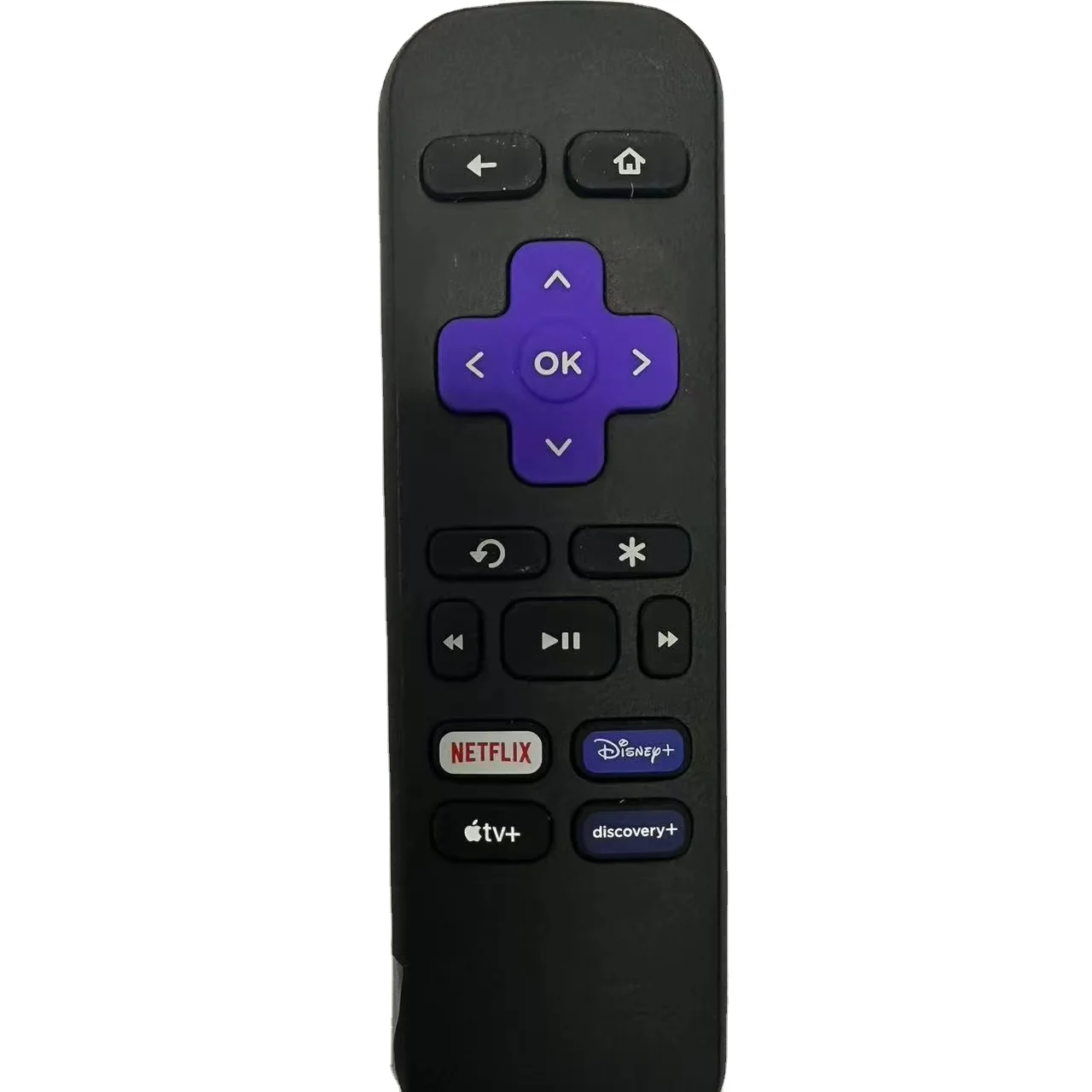 High Quality 4K Smart Remote Control Plastic Material with Rolling Code