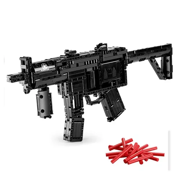 Mould King 14001 Mp5 Submachine Gun Plastic Building Block Gun Toys ...