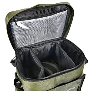 Custom Polyester Fishing Backpack With Wheels Tie Rod Box Mochila Fishing Tackle Storage Knapsack Outdoor Waterproof Backpack