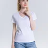 Cuello en V blanco