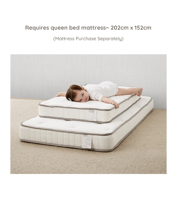 Only B2b Boori Classic Design Wooden Bedroom Furniture Bed Natural