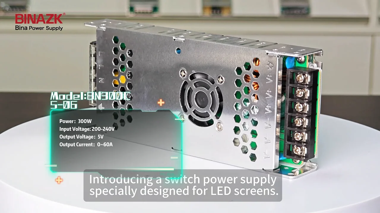 Bina Power Supply 300w Ultra Thin Smps Switching Power Supply 5v 60a