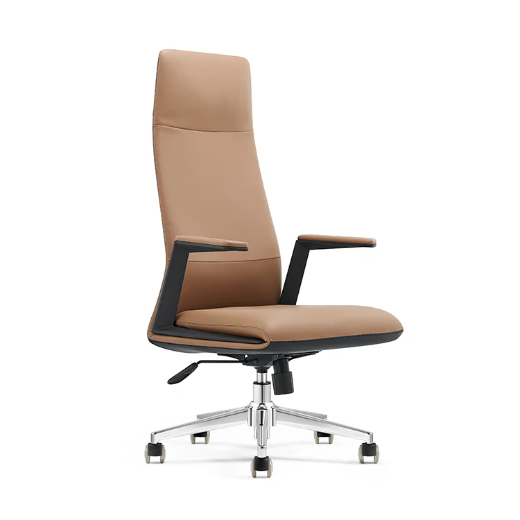 Пользовательская эргономичная фиксированная Поворотная офисная мебель из искусственной кожи офисное кресло руководителя