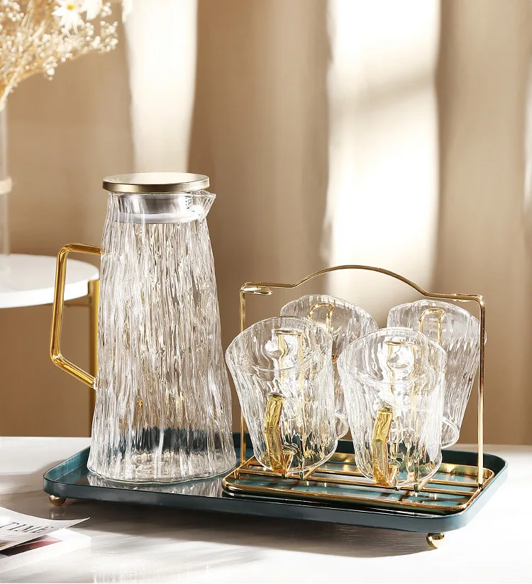 wholesale cheap glass water pitcher carafe