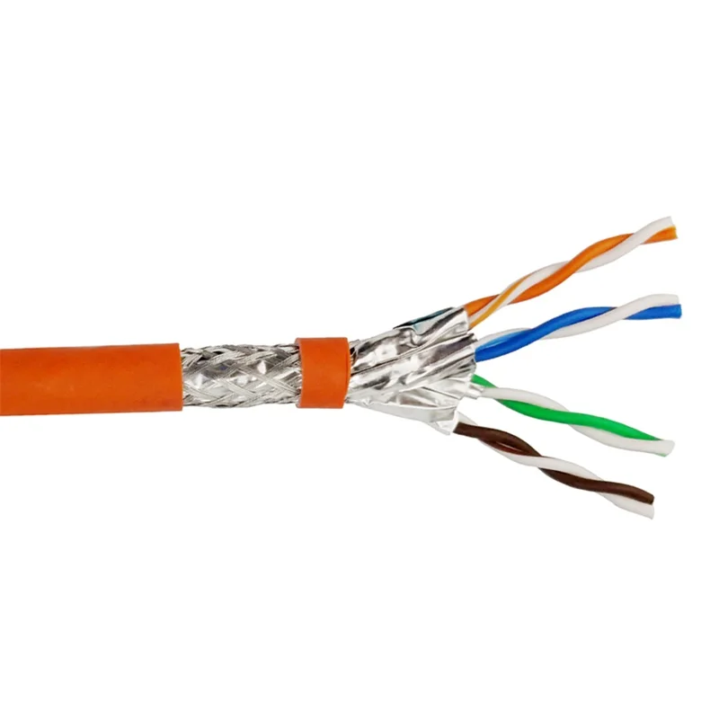 Network Cat7 Roll Rj45 Connector 50m Sftp Rj45 Patch Cord Cat7 Cable 305m Roll Price Lan Cable Cat7 Ethernet Cabl
