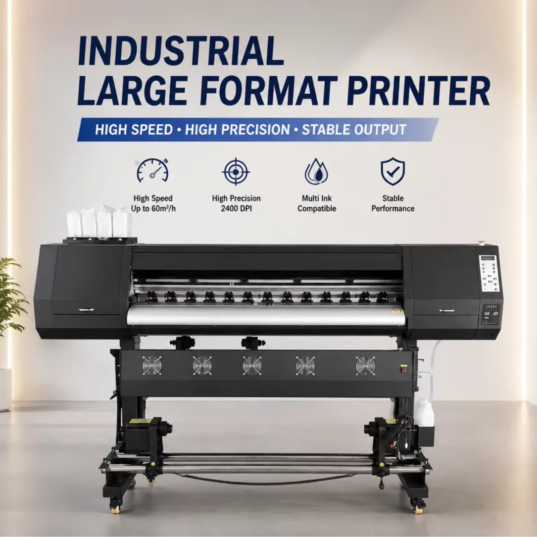 Industrial Large Format Printer High Speed Eco Solvent Banner Printer