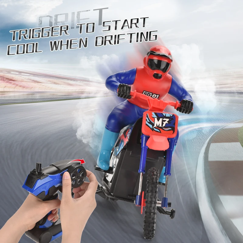 ホビーラジコン RC OFF-ROAD MOTOR BIKE ワイルドワンオフローダー BLOCKHEAD MOTORS (ラジコン