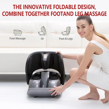 Máquina masajeadora vibratoria portátil inalámbrica Darius para piernas y  pies para relajación y circulación