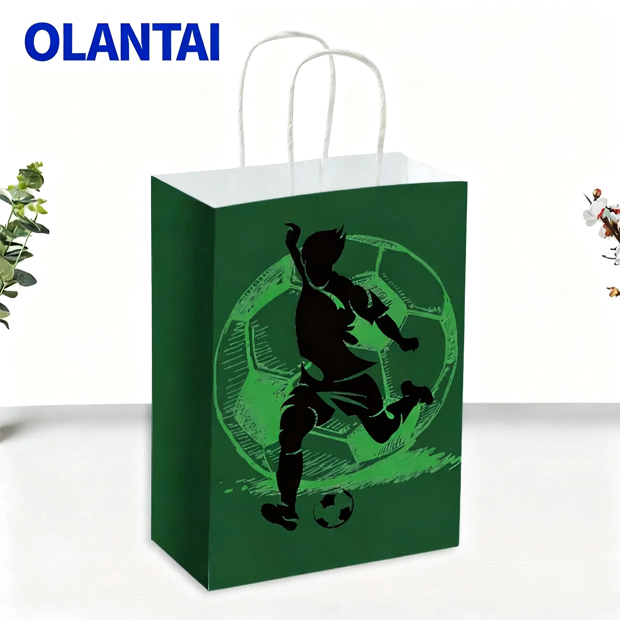 For Recyclable Durable Food Packaging Kraft Paper Bags with Custom Logo Digital Printing & Luxury Design