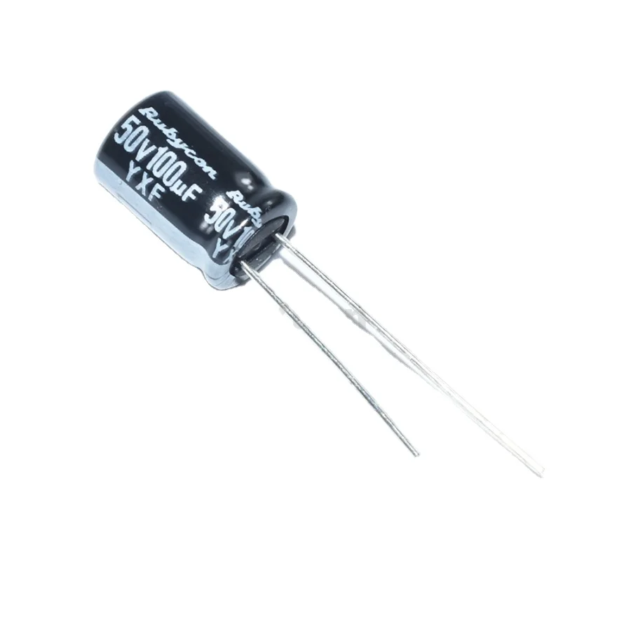 High Voltage Variable Electronic Components Aluminium Electrolytic Capacitor 100uf 50v Super Capacitors 8x12