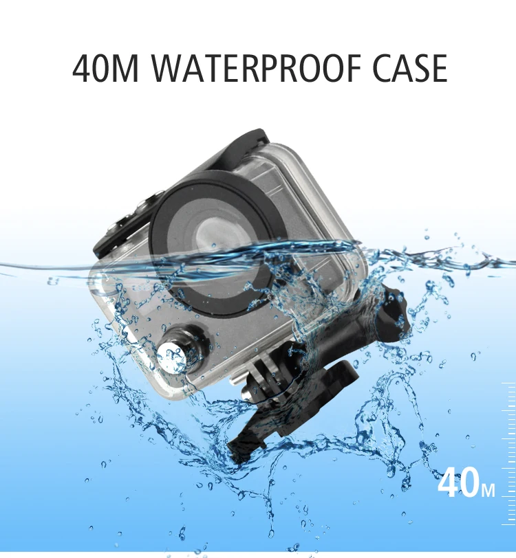 Patent UI design gray waterproof wifi 4k action camera