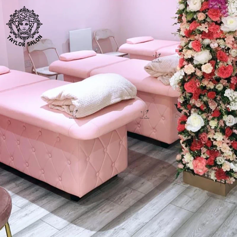 2022 Pink Kids Nail Salon Equipment Furniture Luxury Throne Foot Spa