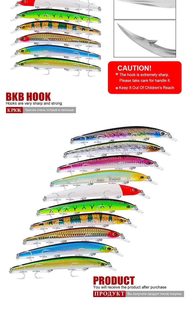 9g 115mm Wholesale Saltwater Floating Large Plastic Bait Molds Hard