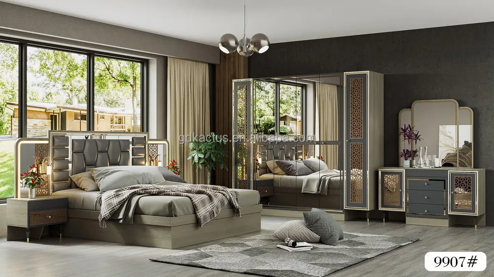 Classic Italian Provincial Bedroom Furniture Set Luxurious King Bedroom