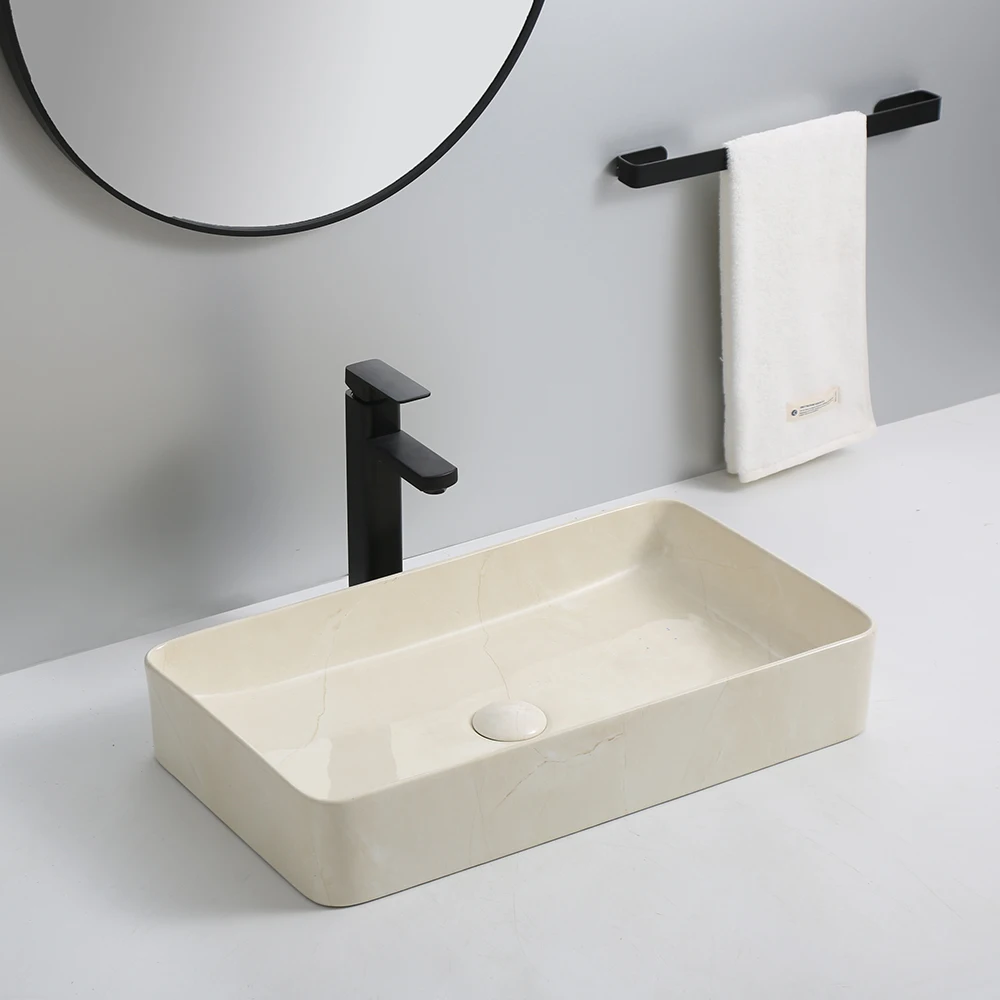 Modern Sanitary Ware Rectangular Bathroom Sinks Lavabo Basin Ceramic Wash Basin Marble Sink Buy Ceramic Wash Basin Marble Sink