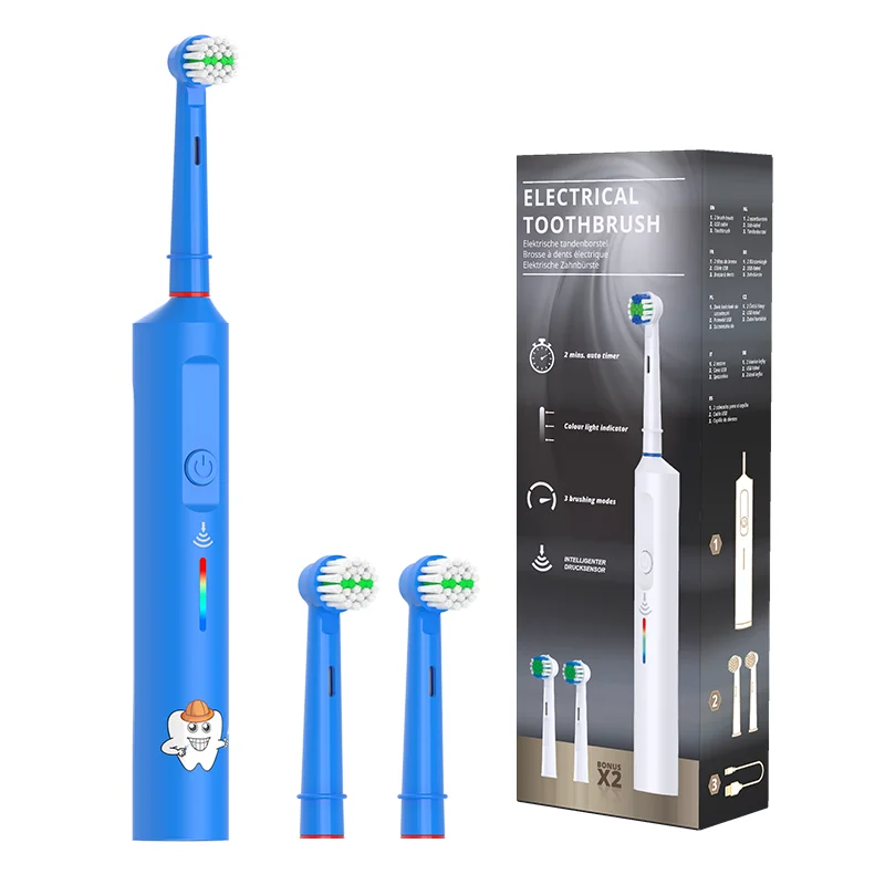 Custom Logo Gift Kids Travel  Popular Children'S Smart Sonic  Auto Automatic electric toothbrush set for kids