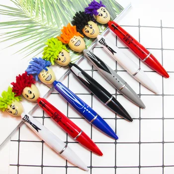 2019 Kawaii Mr. Customized Logo Fabric Mop Top Stylus Pen, Creative Kids Fancy  Pen - China Mop Top Stylus Pen, Creative Kids Fancy Pen