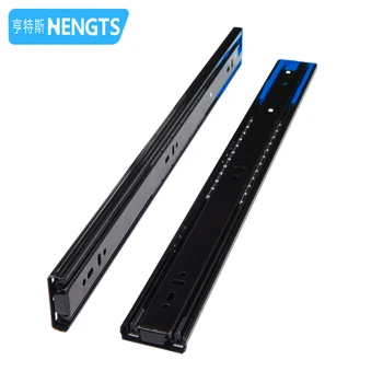 High Quality Modern Design 45mm Telescopic Ball Bearing Slider Kitchen Furniture Cabinets Soft-Closing Application Outdoor Use
