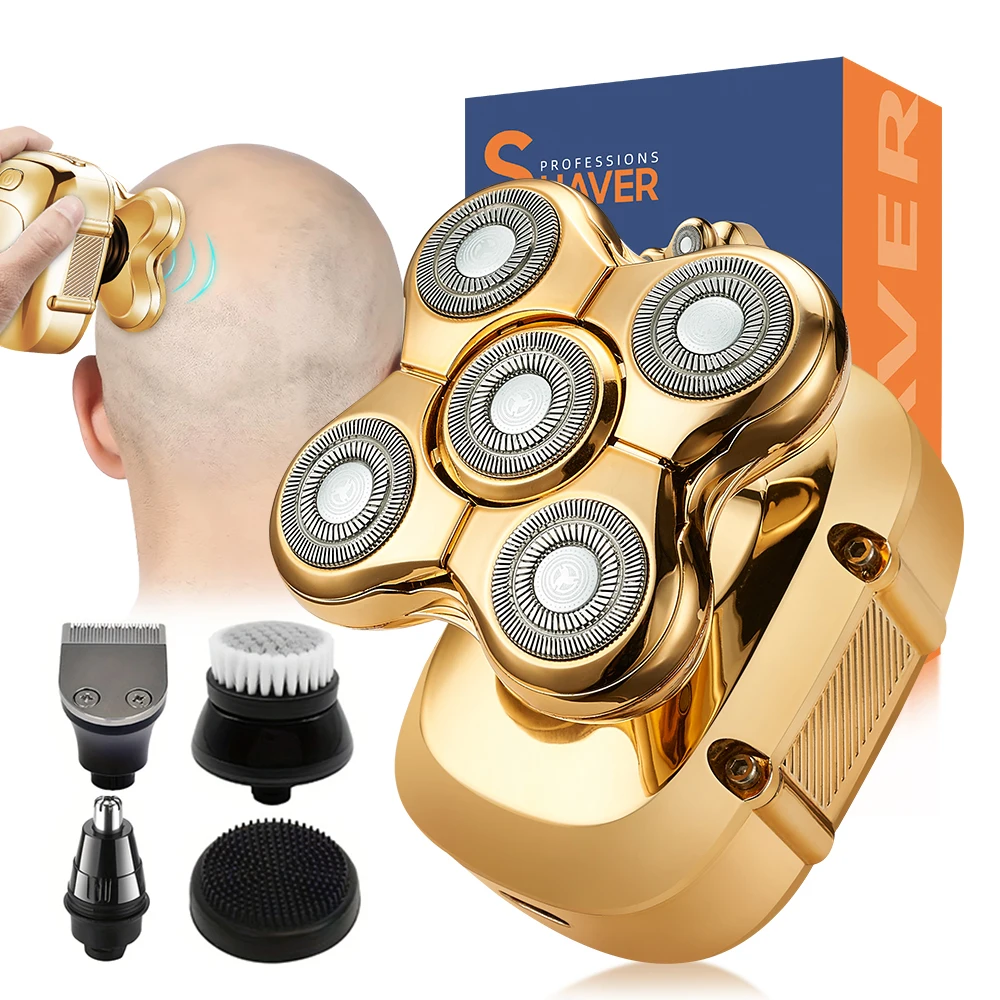 USB-Powered Self-Shaving Electric Shaver Five Blade Full Body Divine Tool for Household and RV Use Special Machine Head Shaver