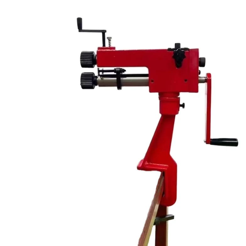 TEBAK High Quality RM08 Manual Metal Sheet Rotary Forming Machine Bead Roller Rolling