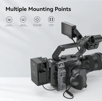 SMALLRIG Camera Cage Kit for Sony FX6, Compact FX6 Cage with V-Mount Battery Plate for Tripods/Handheld/Shoulder Shooting -4124 product image