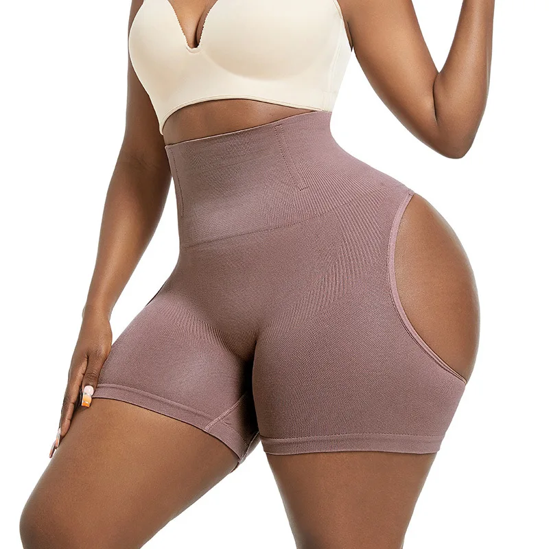 High Waist Tummy Control Shorts Sexy Butt Lifting Plus Size Shaping Waist Tightening Sho detail
